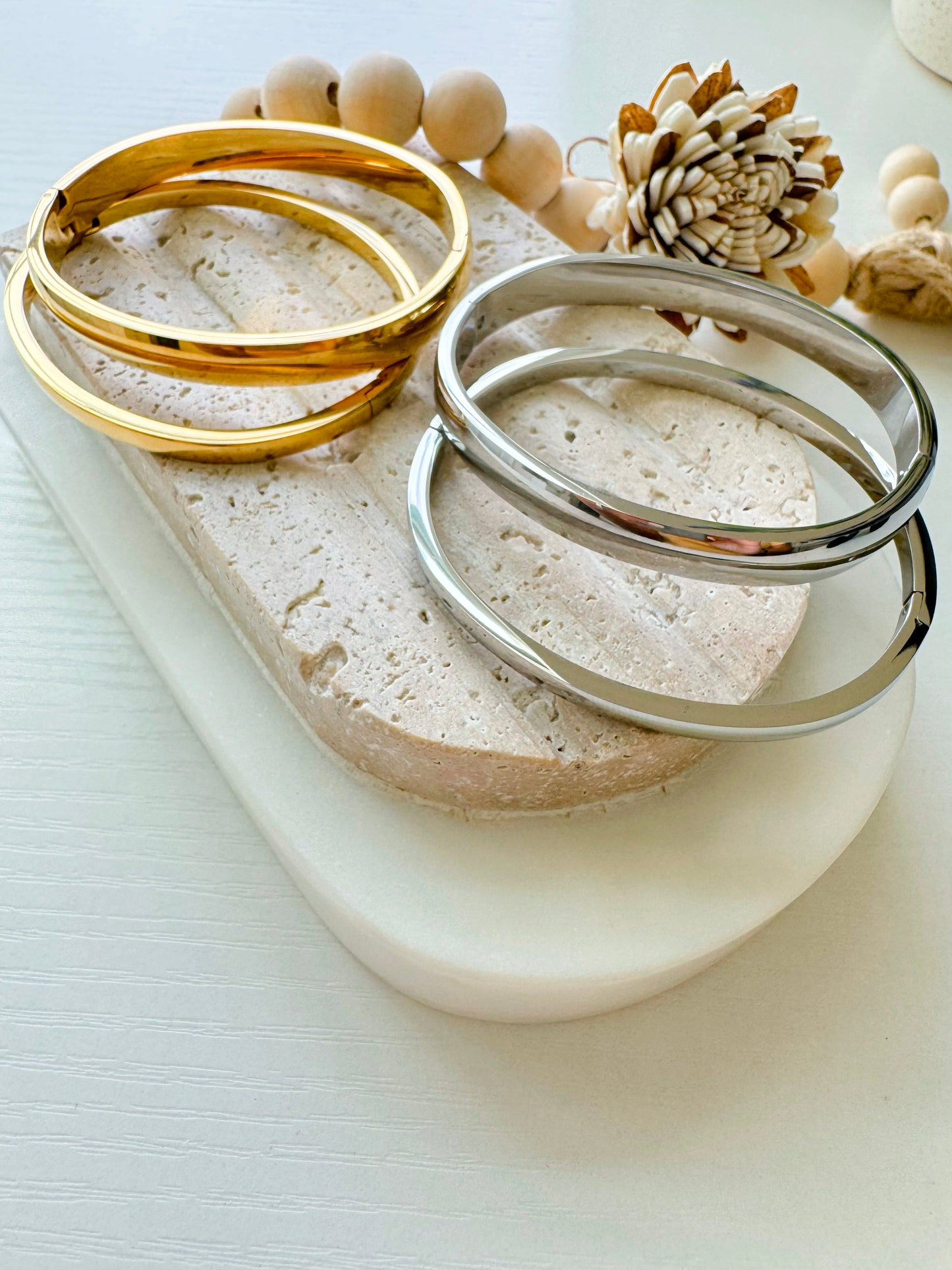 Silver Bangles